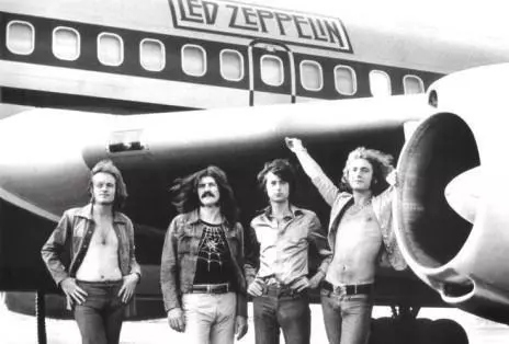 Led Zeppelin Airplane Poster Large 24"x34" London Rock Band Wall Art Print, New