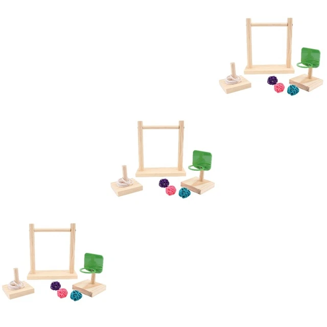 3 Sets Vogel Biss Spielzeug Sittich Spielzeug Vogel Kauen Spielzeug