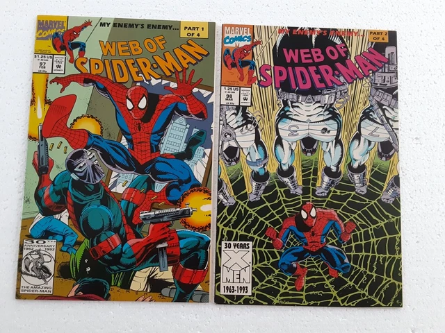 WEB OF SPIDER-MAN Comic Lot of 2 Vol. 1, No. 97 & 98 (Marvel 1993) VERY NICE!!