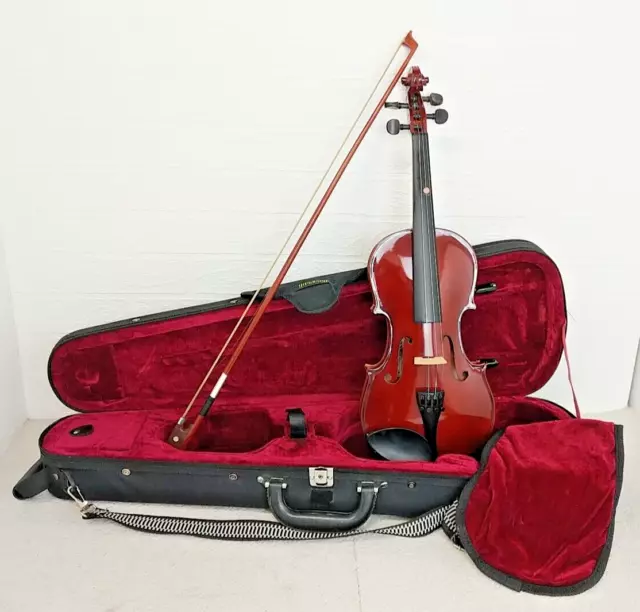 Mayflower 3/4 Violin With Bow and Hidersine Case Musical Instrument