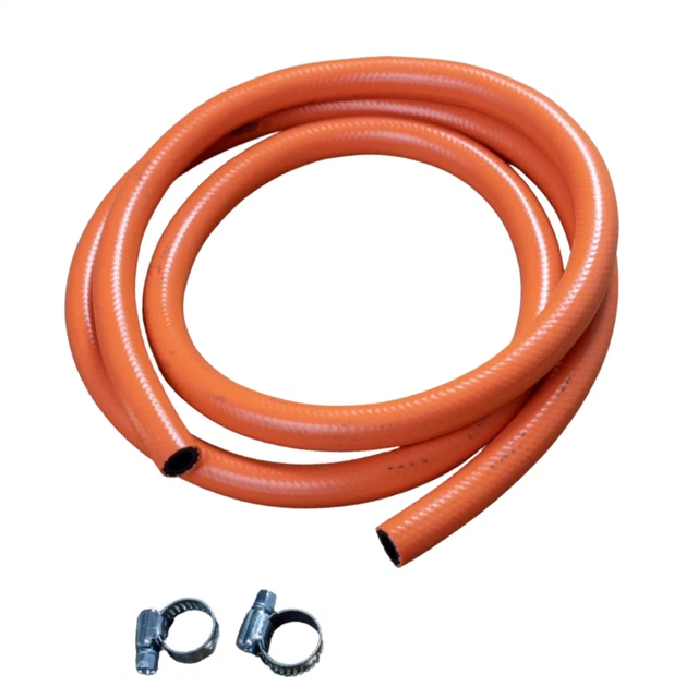 thumbnail image 2 of Prostko Ltd Orange Propane Butane Gas Hose 9mm High Pressure LPG For Camping BBQ 2 of 5