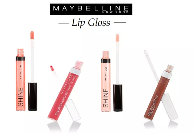 Maybelline Colour Sensational & Lip Shine Gloss-Non Sticky Choose Shade