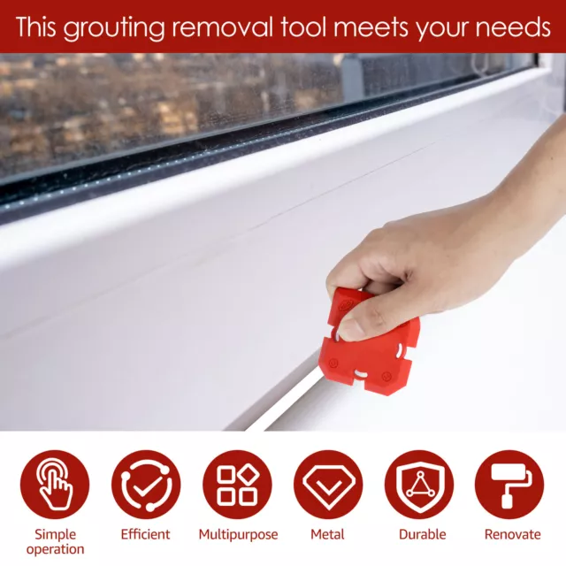 12X Caulking Tool Kit Silicone Profiling Kit Caulk Removal Scraper Tool Kitche⧪