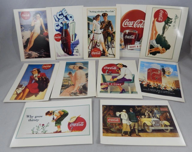 From the Archives of the Coca-Cola Company Lot of 11 Different Postcards BG458
