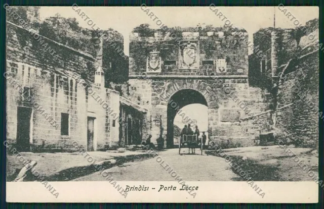 Brindisi Città Porta Lecce cartolina QQ4657