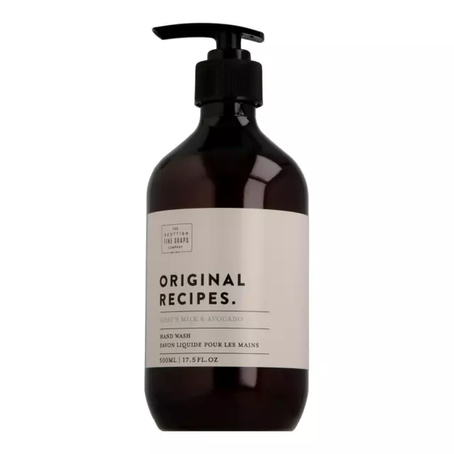 Scottish Fine Soaps - Original Recipes Goat Milk & Avocado Hand Wash 500ml