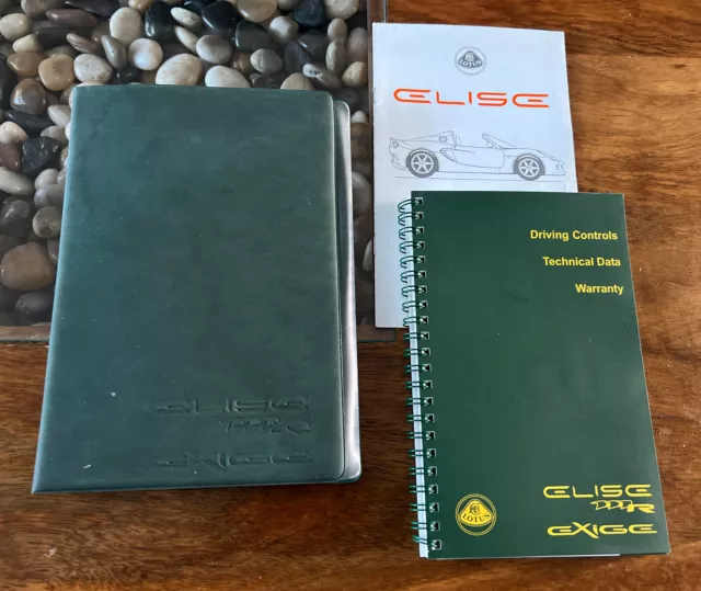 Lotus Elise 111R Exige Owners Manual Handbook & Folder Wallet Book Pack Series 2