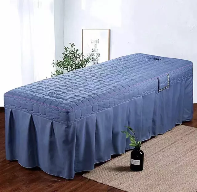 BLUE Beauty Massage Fitted Table Cover Salon Bed Bedding Protection 1900 x 800