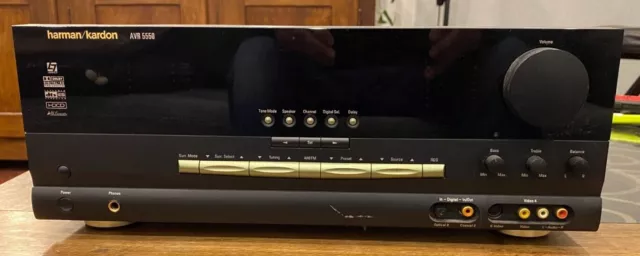 Harman Kardon AVR 5550 AV High-end Receiver 7.1 Amplifier Powerful and clean