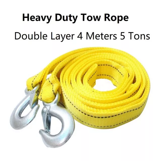 Car Towing Rope Strape Cable With U Hooks Shackle High Auto Winch Rope  recovery Towing Strength Nylon For Car Truck Trailer SUV - AliExpress