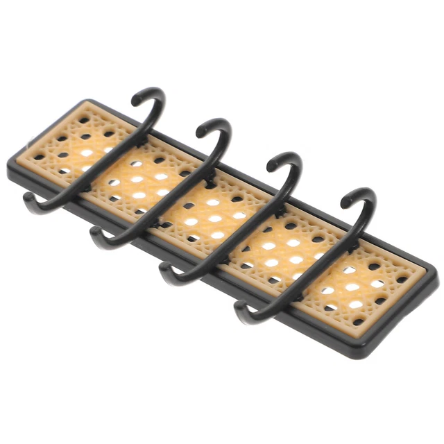 Mini armario perchero para muñones de muñecas estante de ropa