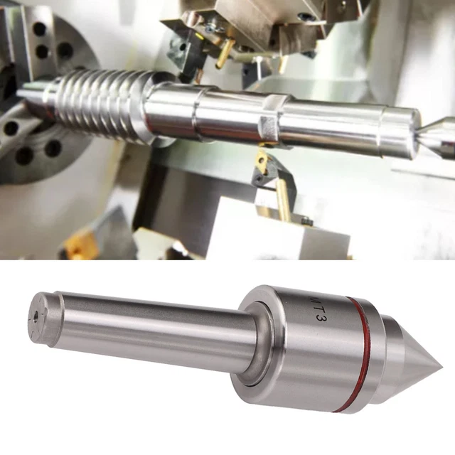 Live Center 60°Revolving High Carbon Steel 0.005 Accuracy Lathe CNC Tool MT3