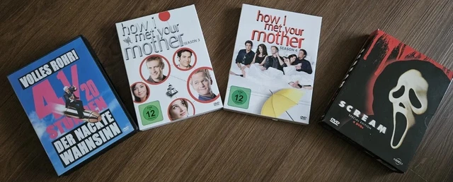 DVD SET - Die nackte Kanone, Scream, How I met your mother EUR 1,00