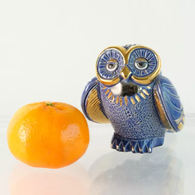 Vintage Artesania Rinconada Owl, Art Pottery from Uruguay, Handmade Animals Bird