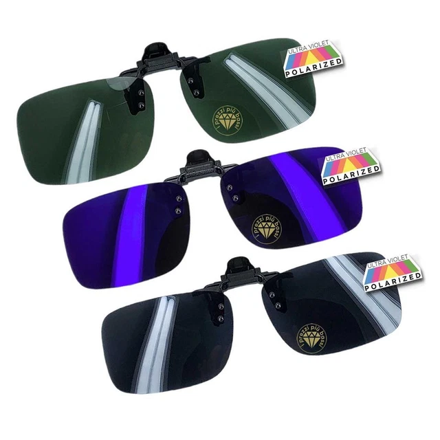 Clip-On Polarizzato per occhiali Clip Addizionale Lenti da Vista Lettura 57 x 40