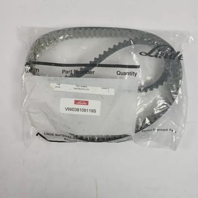 Linde Timing Belt Vw038109119S New.            9