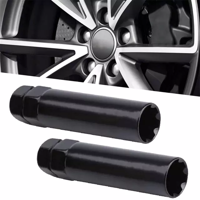 TOP QUALITY 6/7  Spline Lug Nut Key 4'' (19Mm) &13/16Inch 21Mm Hex Wrench's 2PCS