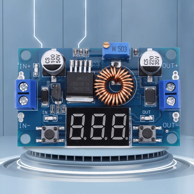XL4015 DC-DC BUCK Converter Module Adjustable Step-Down Module with LED ...