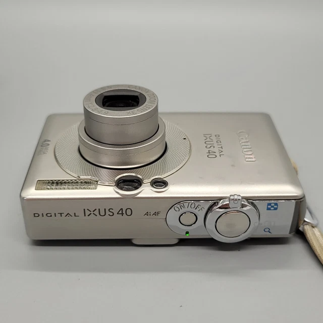 Canon PowerShot SD300 IXUS 40 4,0 megapixel fotocamera digitale compatta argento testato 12