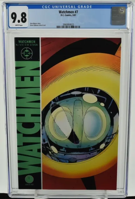 Watchmen #7 (1987) CGC Graded 9.8 Alan Moore Story Dave Gibbons Cover DC Comics
