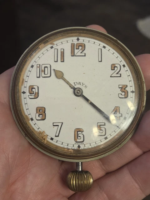 Montre De Poche Doxa Vintage - Mécanique Manuelle - Style Militaire En Acier Inoxydable