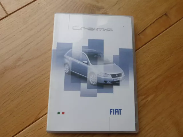FIAT CROMA UK LAUNCH INFORMATION CD 2005 Rare Item