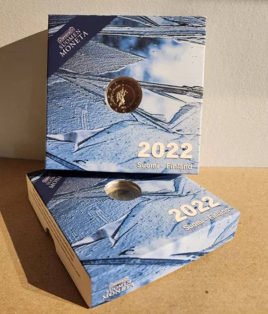 Coffret 2 Euros BE Proof Commémorative Finlande 2022 Climat