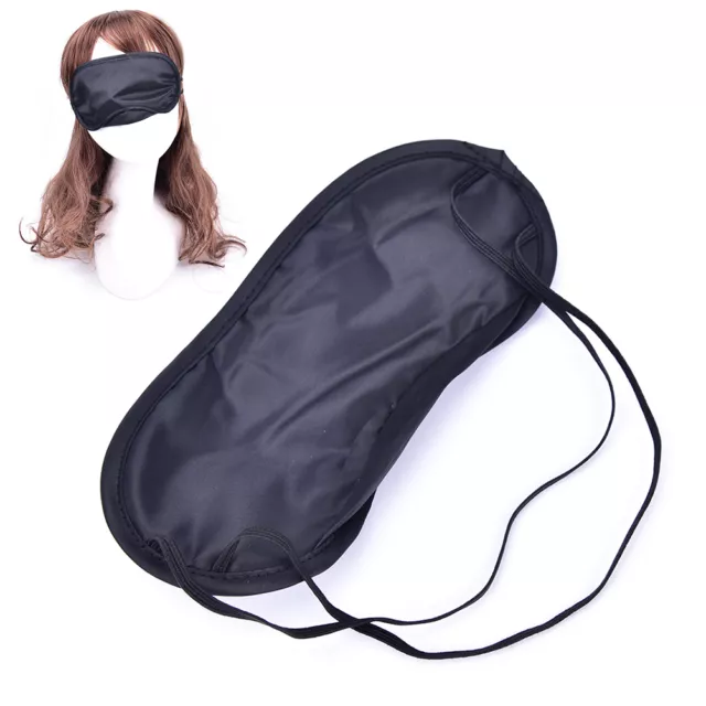 10Pcs Eye Mask Shade Cover Blindfold Night Sleeping BlackMG 2