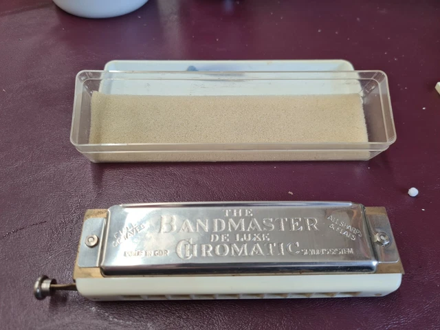 THE BANDMASTER DELUXE chromatic harmonica 8.15 PicClick UK