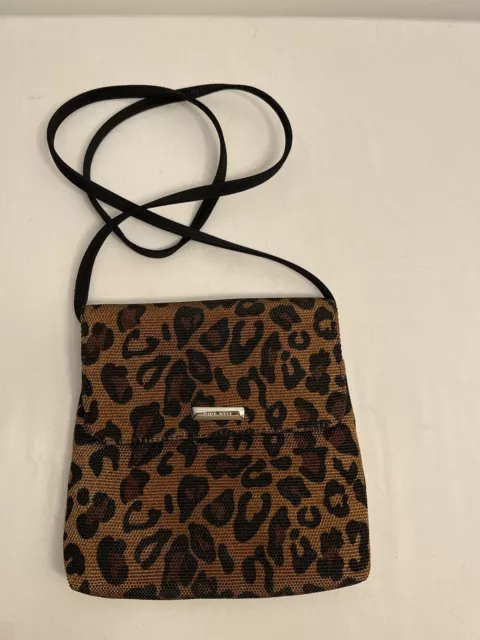 Nine West Leopard Print Purse Cross Body Bag