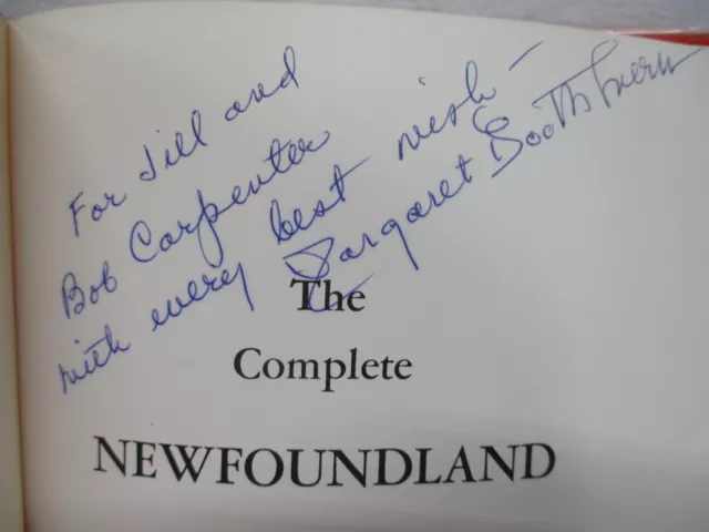 The Complete Newfoundland by Margaret Booth Chern  1955 signed hardcover book 3