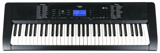 Piano Electrique Clavier Numerique Synthetiseur 61 Touches Banc Support USB Mp3 2