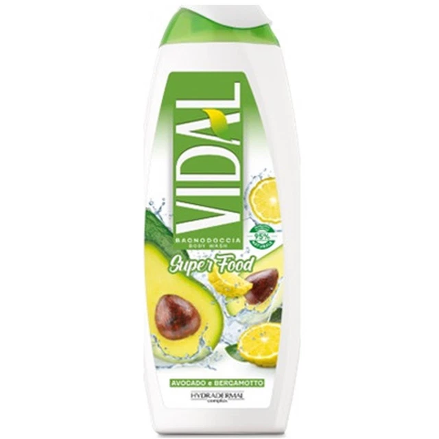 Vidal Doccia Schiuma Avocado E Bergamotto 500Ml