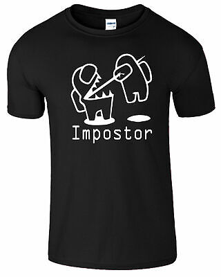 Inspired Killer Impostor Among Us Game Tee Adults & Kids Gaming Unisex T-Shirt
