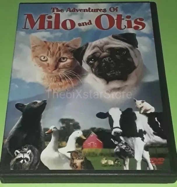 THE ADVENTURES OF MILO AND OTIS DVD 2005 Classic Family Action Cat & Dog Pug