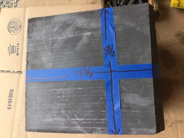 Large odd shaped piece of EDM Graphite, 31 Pound Block
