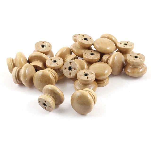 20Pcs Light Color Bedroom Kitchen Door Cabinet Cupboard Drawer Pull Knob Handle