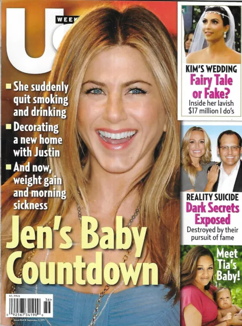 Us Weekly Magazine Jennifer Aniston Kim Kardashian Reality Housewives Tia Mowry.