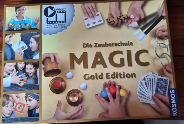Kosmos Die Zauberschule Magic Gold Edition,  Zauberkasten, vollständig