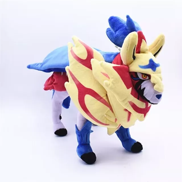 Hot Galar Region Zamazenta Shield & Zacian Sword Plush Stuffed Toys Soft Doll