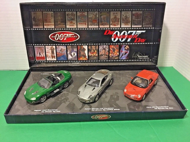 MINICHAMPS JAMES BOND Die Another Day 3 Cars Set Aston