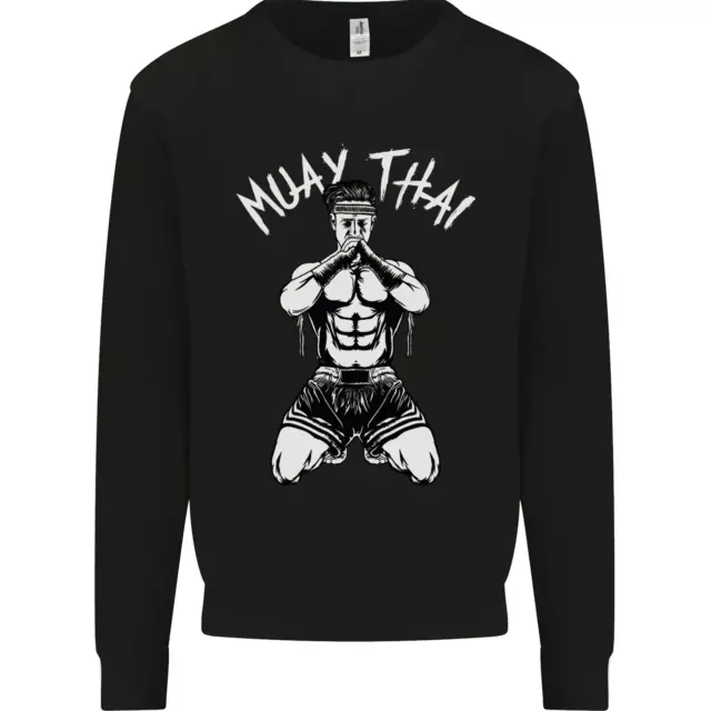 Muay Thai Fighter Mixed Martial Arts MMA Kids Sweatshirt Jumper