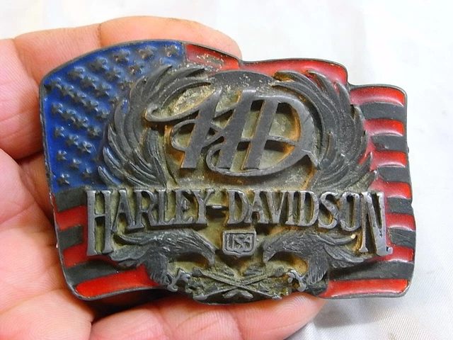 HARLEY DAVIDSON BOUCLE Ceinture Ceinturon Email Moto Motocycle Biker Buckle Usa EUR 74 00 PicClick FR
