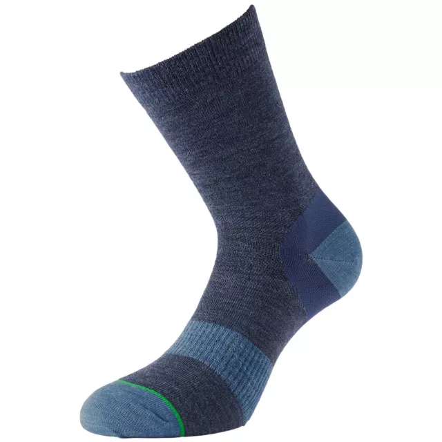 1000 Mile 2 Season Mens Approach Socks Blister Free Merino Wool Hiking Sock Navy