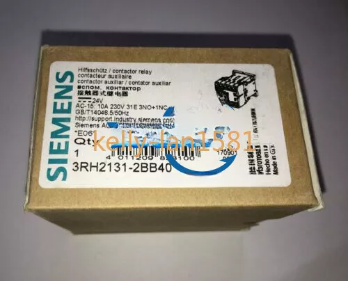 1PC 3RH2131-2BB40 New Siemens 3RH2131-2BB40 Contactor 24 V DC
