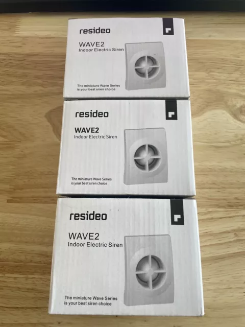 WAVE2 Resideo Indoor Electric Siren UL Listed (3 PACK) (FORMERLY HONEYWELL)