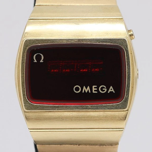 OMEGA TIME COMPUTER LED Digital Men's Watch Arm circumference 17cm £ ...