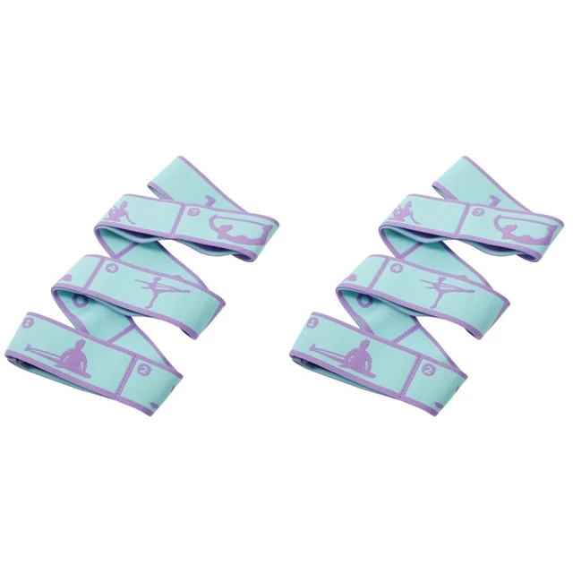 2x Multi-funktion Tragen Beständig Bequem Stretching Strap Für Kinder Hause Yoga