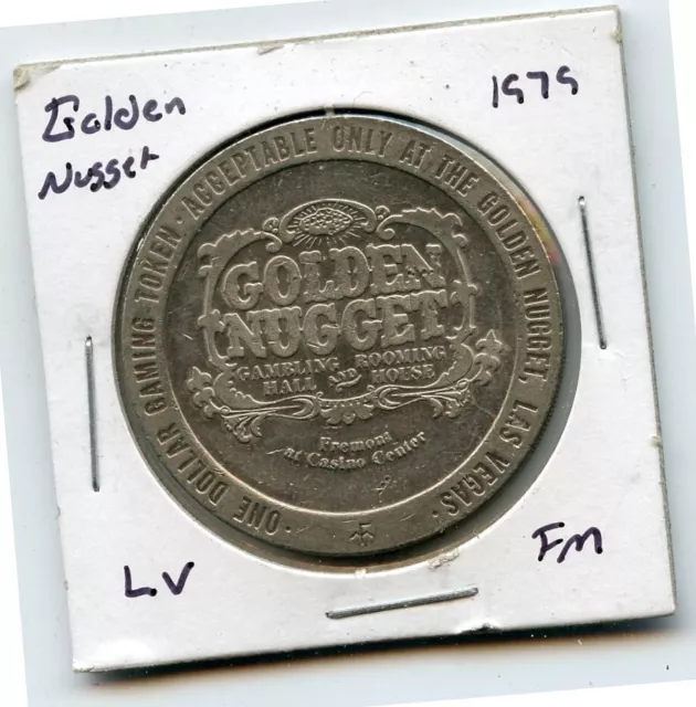 1.00 Token from the Golden Nugget Casino Las Vegas Nevada FM 1979