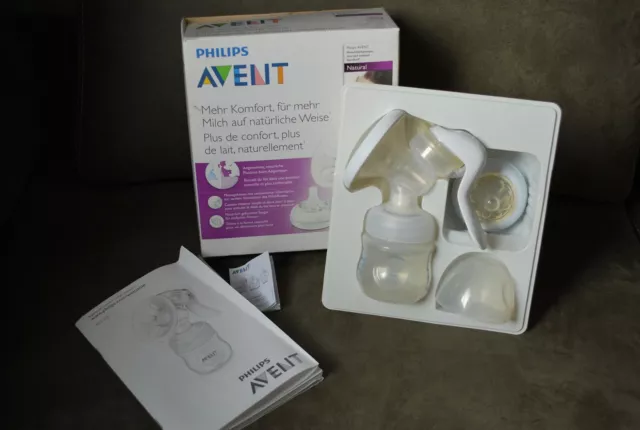 Philips Avent Milchpumpe - Milch Pumpe Baby Handmilchpumpe Hand Natural Flasche